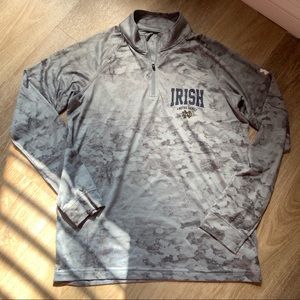 NOTRE DAME FIGHTING IRISH UNDER ARMOUR 1/4 ZIP
